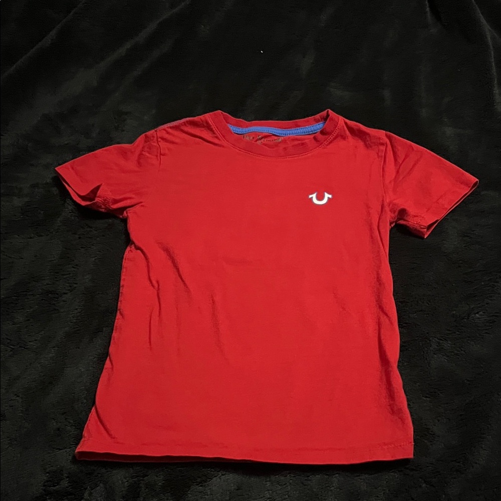 True Religion Red Kids Short Sleeve Tee